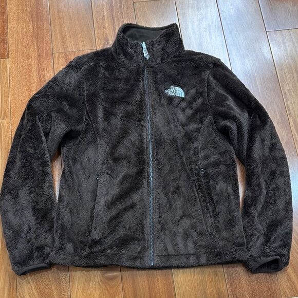 The North Face Women’s Brown Furry Osito Full Zip Jacket size M - Picture 1 of 12